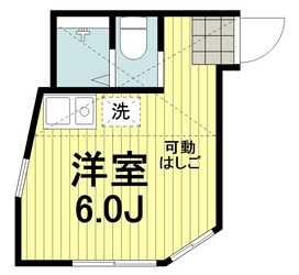 ユナイト岸谷バンビーナの物件間取画像